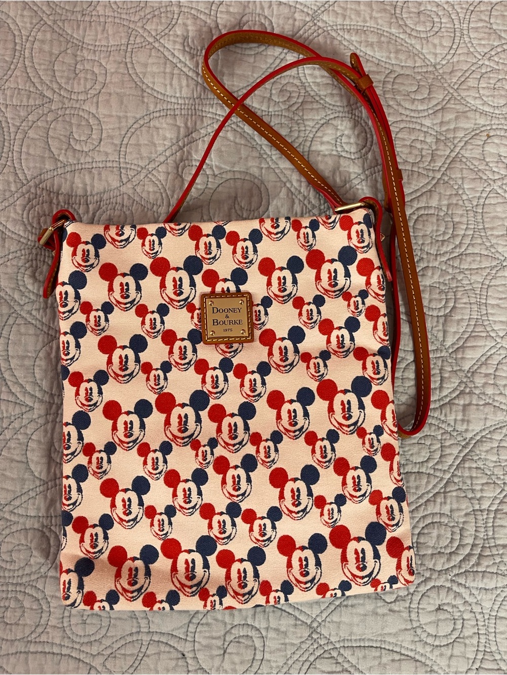 Dooney & Bourke Disney Americana Red Mickey Mouse Crossbody Bag NWOT